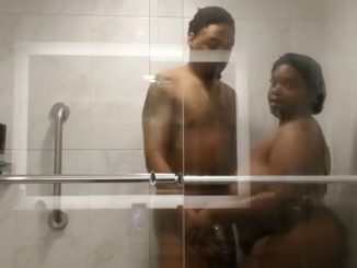 South African BBW Sloppy Head In The Shower And Takes Hard Backshots