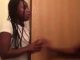 African high school teen student caught masturbating in his room