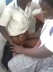African naughty girl masturbate the class prefect in class
