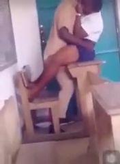 African naughty students fuck raw in class when a teacher is watching