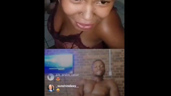 Nokukhanya Mtshali Gets Dirty On Insta Web Cam With A Fan