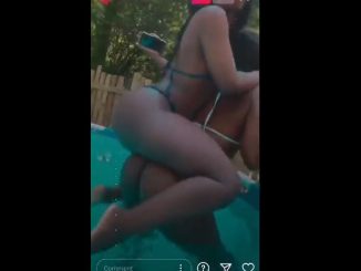 South African Durban South Coast Zulu Girl Pamella Nobuhle Ngcobo Naughty Pool Party With A Friend