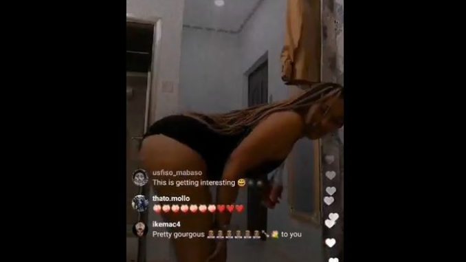 Lindokuhle Kiara Maseko Twerking Her Big Booty Bubble Butt