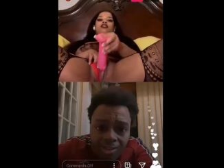 Ebony Slay Queen Girl Fucking Herself With Big Dildo