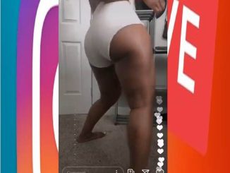 Thikumz Shaking Her Butt Off In Panties On Instagram Live