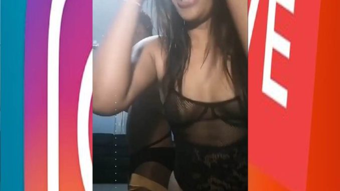 Horny Ebony MILF Instagram Live Webcam Twerk