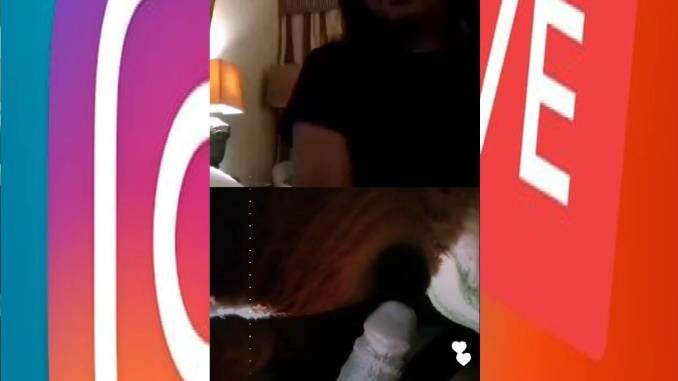 Nicky Mbhele On A Live Insta Cam With A Black Cock Jerk