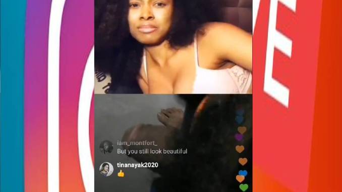 Chioma Akuezue The Nigerian Queen On Insta Live With Big Black Dick Amablesser