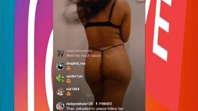 Naughty Nicky Mbhele Xhosa Girl Wild Butt Twerking Instagram XXX