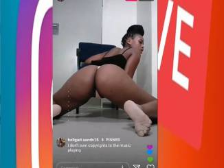 Sands Mzansi Insta Ebony XXX Girl Twerking Her Black Booty On The Floor