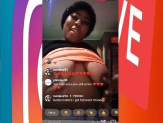 Big Boobs Tswana Girl Bontle Shows Her Big Tits On Instagram Live
