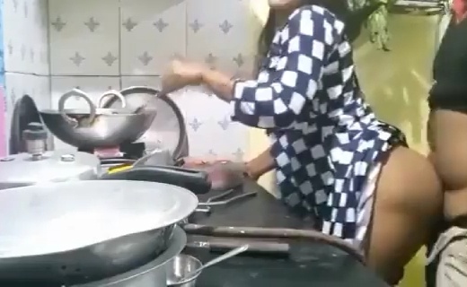 Watch Kitchen Fuck While Cooking