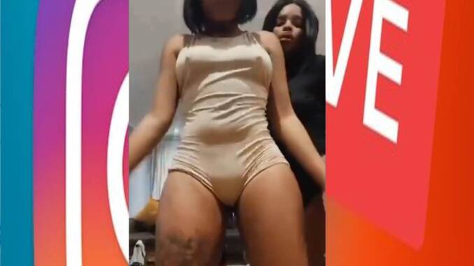 Instagram Live Nudity With Wild Sexy Slay Queen Booty Slaying